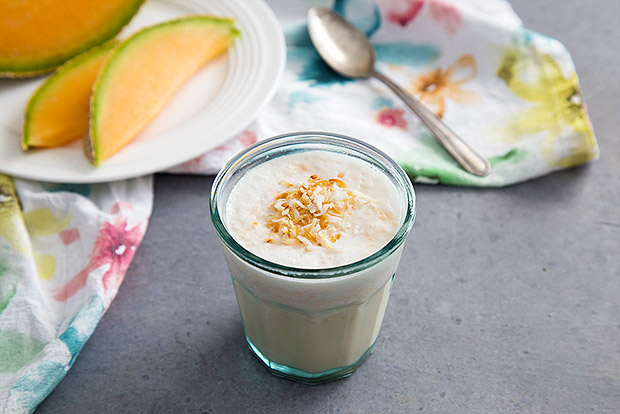 Cantaloupe Coconut Smoothie Recipe