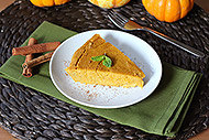 Spiced Crustless Pumpkin Pie 