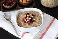 Almond Cherry Steel-cut Oatmeal 