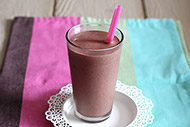 Chocolate Strawberry Peanut Protein Shake 