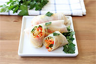 Garlic Shrimp Spring Rolls