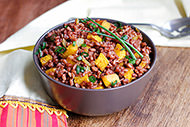 Roasted Pumpkin and Red Rice Salad 