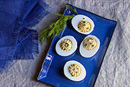 Lightened Up Deviled Eggs